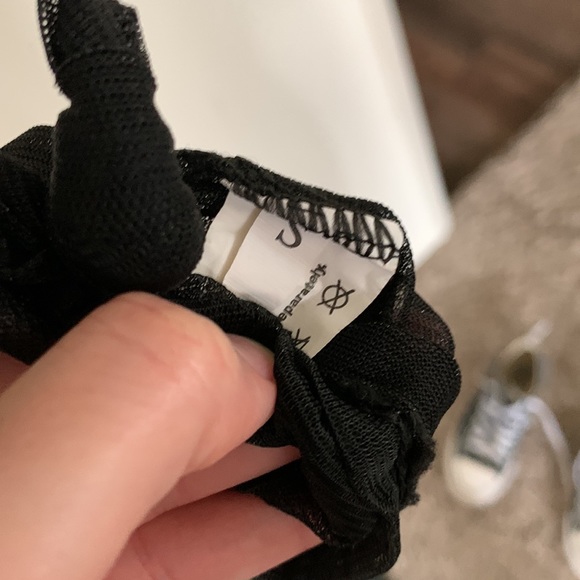 Black Mesh Tee - Picture 5 of 5